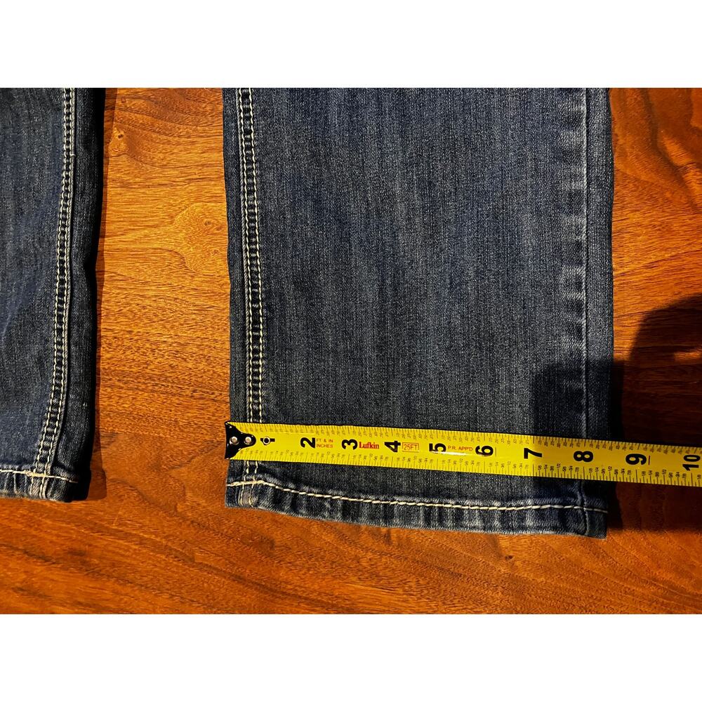 Rock‎ & Roll Denim Men’s 29x34 Pistol Straight Leg Jeans Medium Wash Stretch - Picture 9 of 11